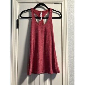 Lululemon Heather Red Racerback Tank Top Size 6